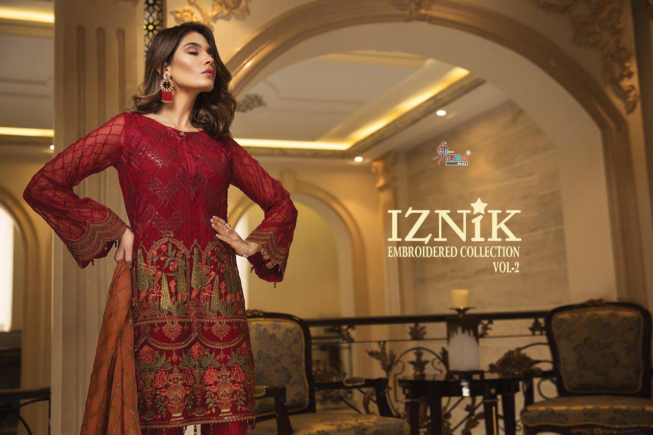 iZNIk Embroidered Collection Vol 2 Fancy Salwar Kameez iZNIk Embroidered Collection Vol 2 Fancy Salwar Kameez